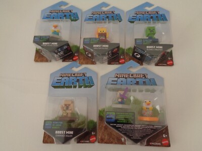 Minecraft Earth Figuren x 5 Boost Minis Spiel Gaming Figuren