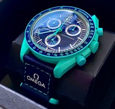 Omega OMEGA X SWATCH SpeedMaster MoonSwatch MISSION ON EARTH - POLAR LIGHTS NEW / TAGS