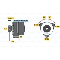 Bosch Generator Lichtmaschine 100A 28V FüR Jeep Grand Cherokee II WJ WG