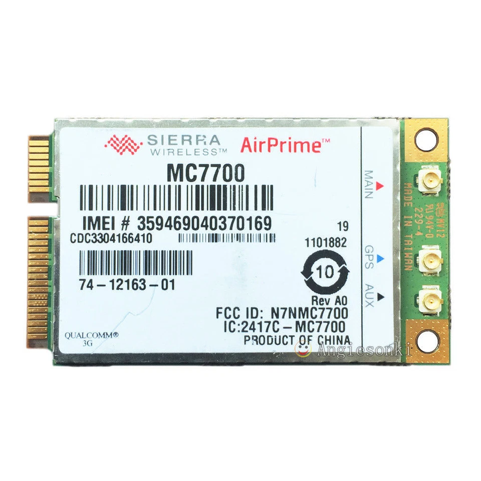 Unlocked Sierra AirPrime MC7700 100Mbps HSPA+ 4G LTE 700MHz WWAN module Card+GPS - Image 2 of 4