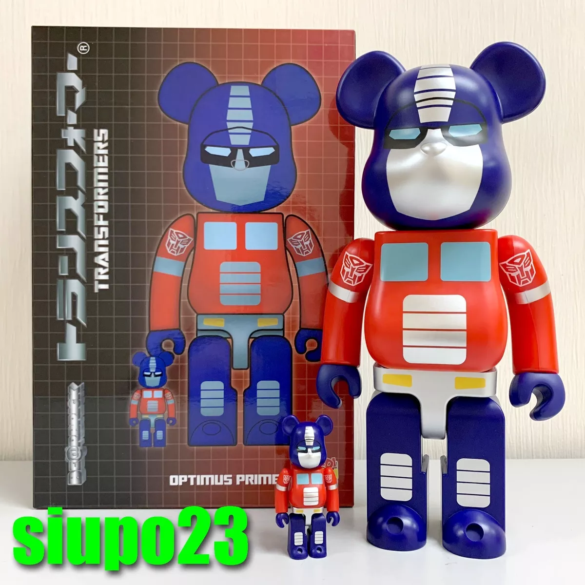 BE@RBRICK OPTIMUS PRIME 100％ u0026 400％-