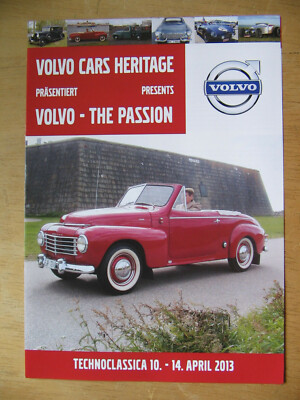 VOLVO CARS HERITAGE präsentiert VOLVO - THE PASSION  Prospekt