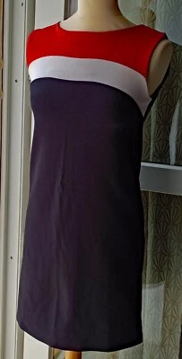 robe droite moulante classique chic noire rouge blanc :: La Redoute : taille 34 - Photo 1/4