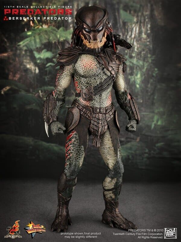 HOT TOYS MMS130 PREDATORS BERSERKER PREDATOR 1/6 SCALE HOT TOYS MMS130 PREDATORS BERSERKER PREDATOR 1/6 SCALE