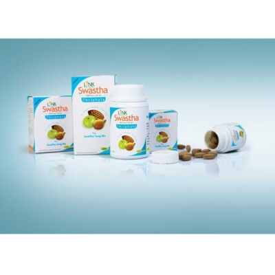 Link Natural SWASTHA THRIPALA 60 Tablets, 100% Natural Detox..