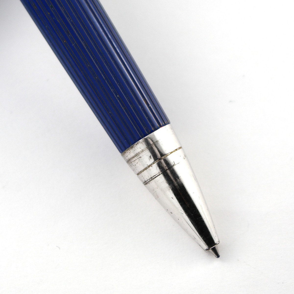 Jorg Hysek Palladium Blue Rollerball Pen with Pen Case | eBay