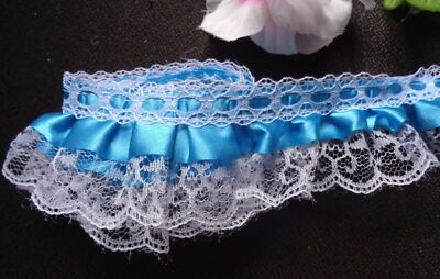 1 1/2 inch wide or 2  inch wide Ruffled Lace Trim price per yard
