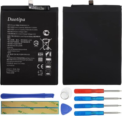 HB386590ECW BATTERY COMPATIBLE W/HONOR 8X NOVA 51 YAL-LZ1 AL-L71A W/REPAIR KIT