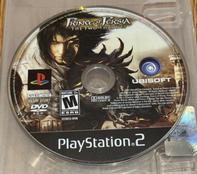 Prince of Persia The Two Thrones PS2 Black Label Loose Disc Only, Tested Working