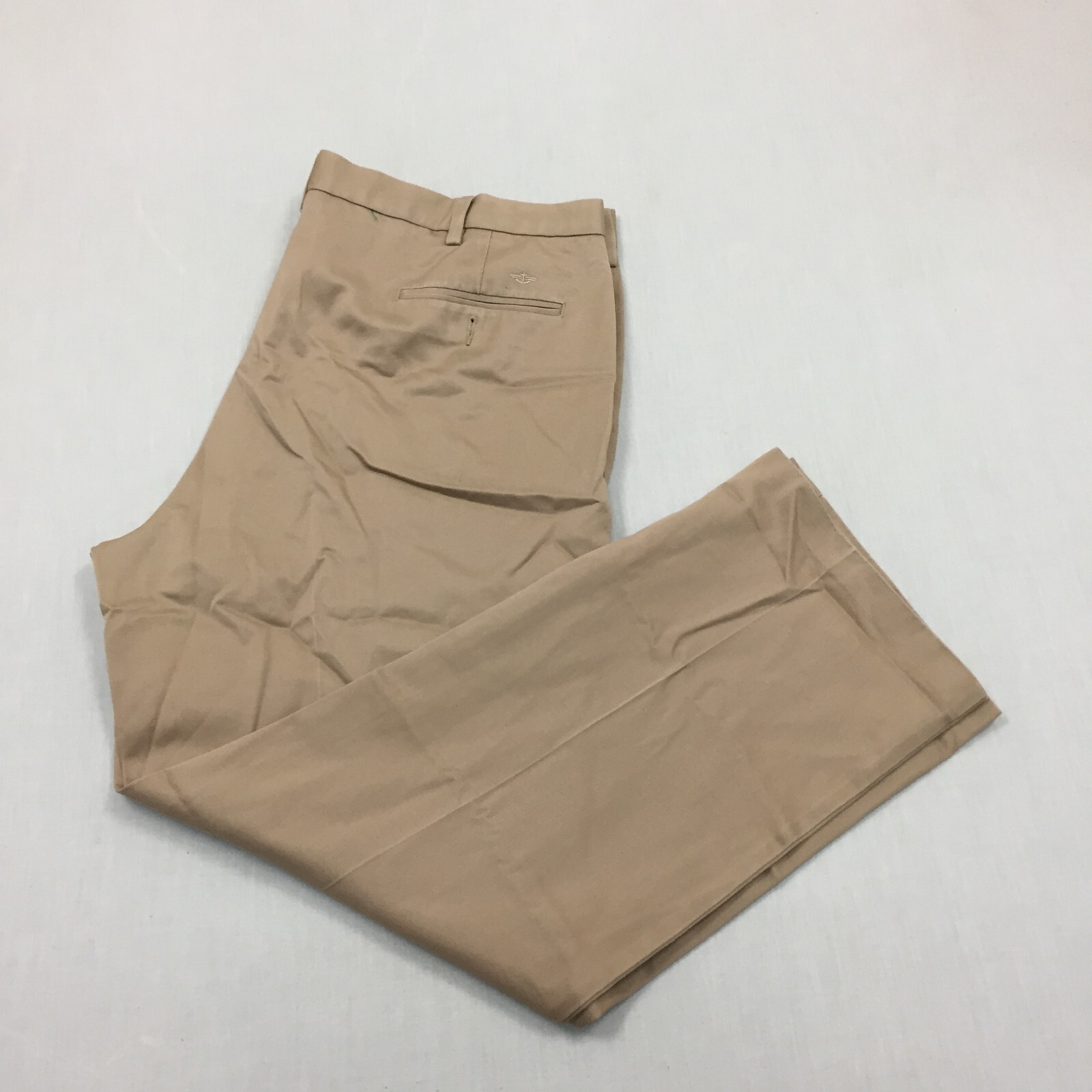 Dockers Chino Trousers Cotton Pants Straight Fit Mens Size 40W 30L Beige