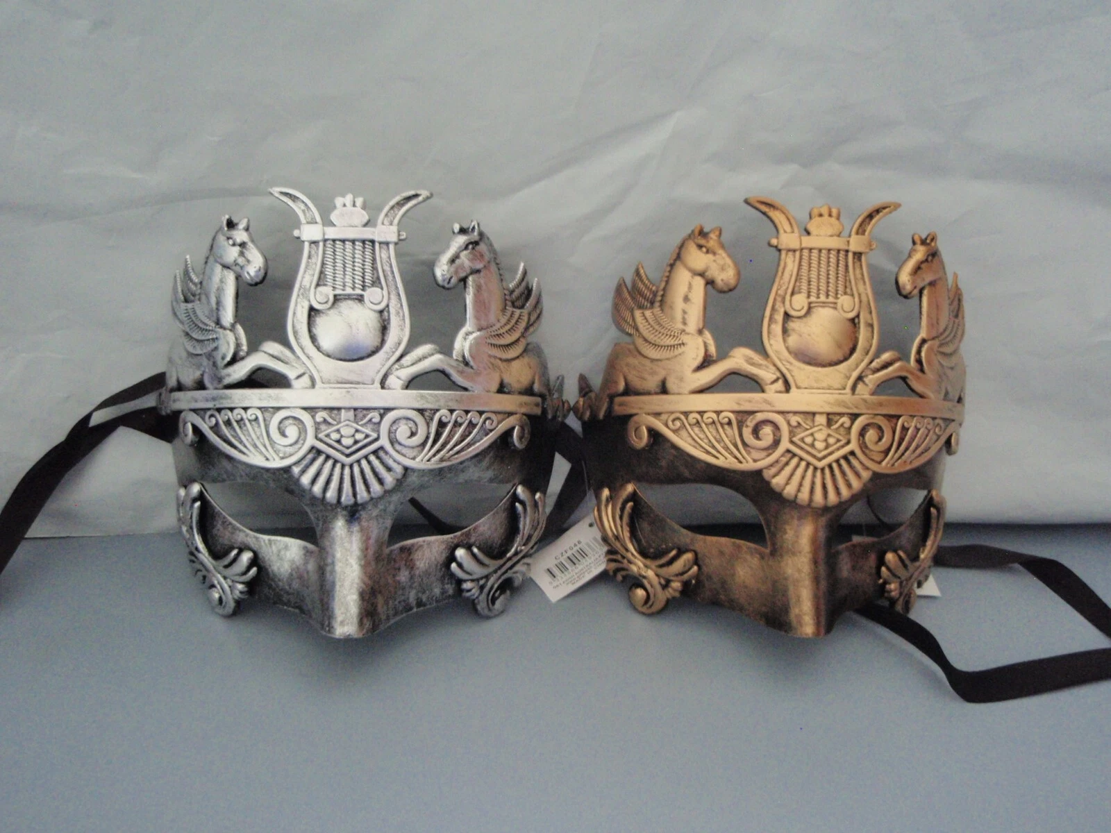 Couples Egyptian/Roman/Venetian Party Masquerade Silver/Gold Face Masks *NEW*