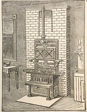 HEATEN-COOK RANGE Kitchen Stove Broomell,Schmidt&Co. York, Pa Vtg c1900 Print Ad