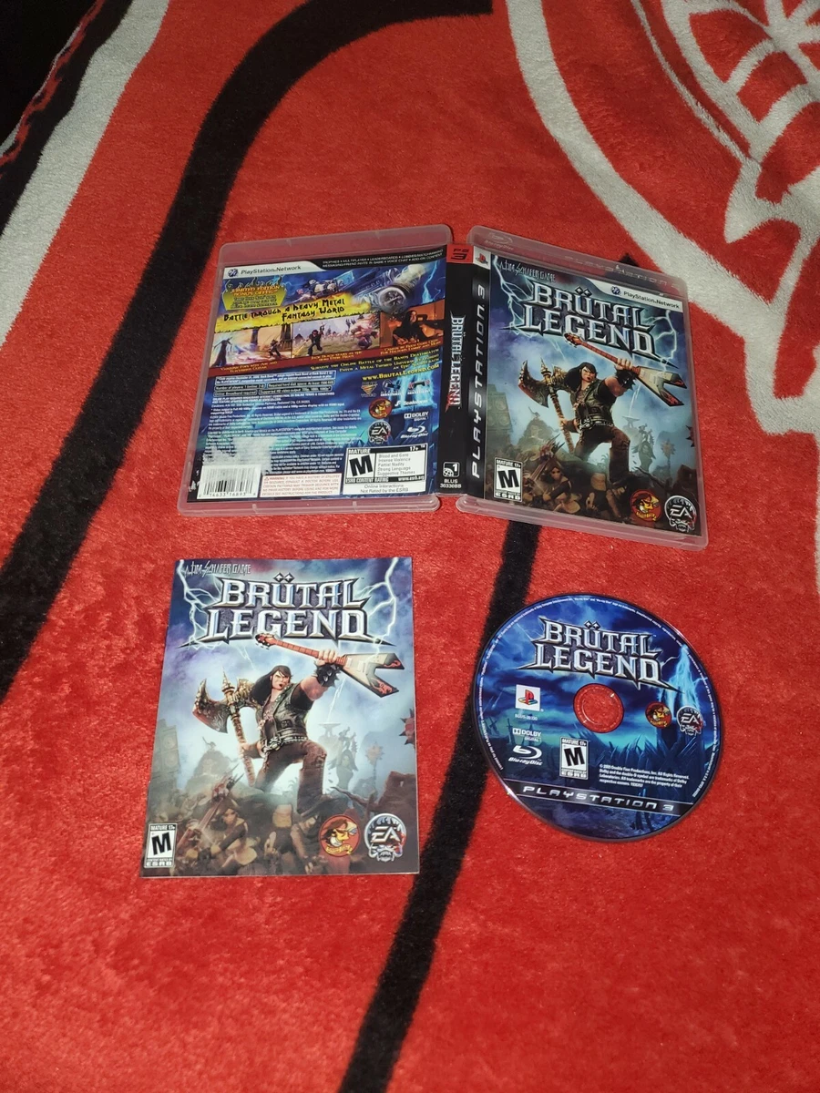 Sony PlayStation 3 Brutal Legend For PS3 Game Complete with Manual Tested
