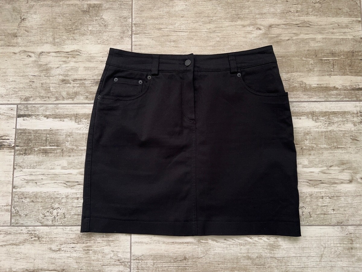 【関税&送料込み】Burberry Nylon Skirt Womens Burberry London Red Label Embroidery Cotton Black