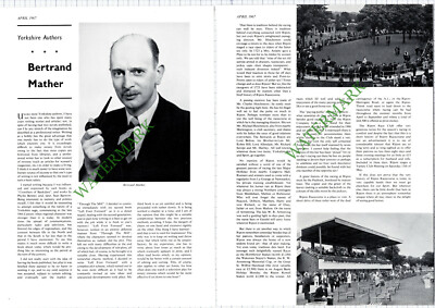 9686) Betrand Mather Author / Ripon Racecourse - 1967 Article