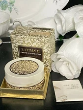 VINTAGE REVLON ULTIMA II COLLECTIBLE CREME MAKEUP JAR FOUNDATION DRESDEN PEACH