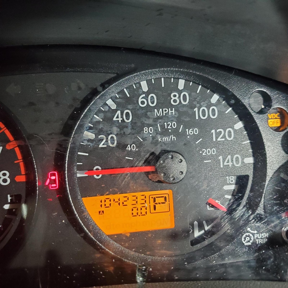 NISSAN XTERRA Speedometer (cluster), MPH, from 1/10, 4x2, AT, exc