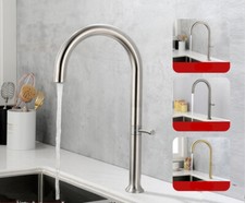 304 Stainless Steel Kitchen Faucet Water Tap Single Handle Tap Mixer Bath Faucet