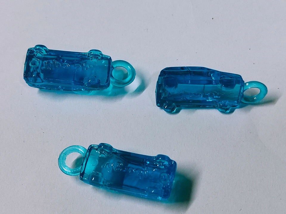 Mini Modellino FIAT TIPO 3 porte in plastica azzurra 3 pezzi Gadget Fiat 80/90 - Immagine 2 di 4