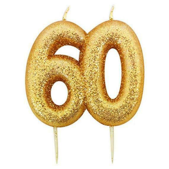 60th Birthday Anniversary Gold Glitter Age Number Candle Party Cake Topper Gift For Sale Online Ebay 60th Birthday Anniversary Gold Glitter Age Number Candle Party Cake Topper Gift For Sale Online Ebay