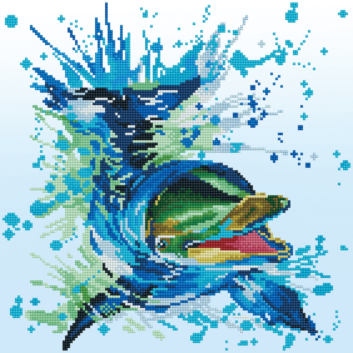 Diamond Dotz Diamond Painting Kit: Flipper | eBay