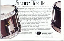 1996 small Print Ad of NC Noble & Cooley SP Series Snare Drum
