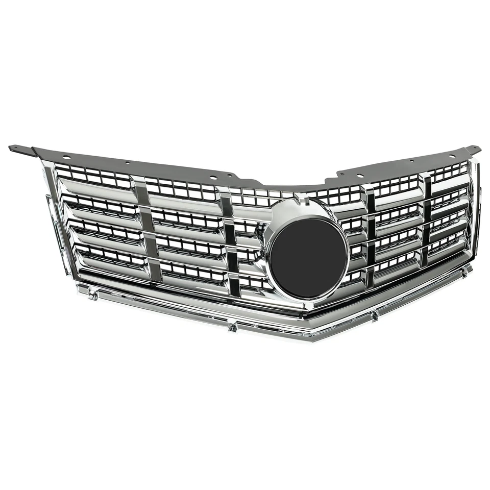 2Pcs Front Bumper Upper & Lower Grille Chrome Grill For Cadillac SRX 2013-2016 Foto 3 de 4