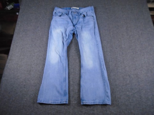 Levis Jeans Boys 10 Blue 527 Boot Cut Husky Western Cowboy Light Denim