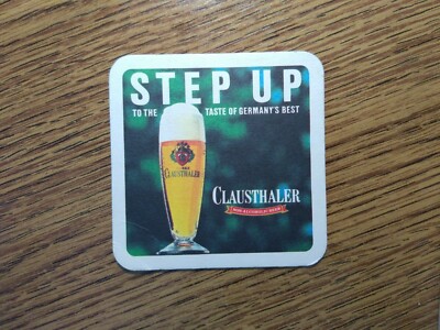 Clausthaler Binding German coaster / beer mat vintage FREE SHIPPING