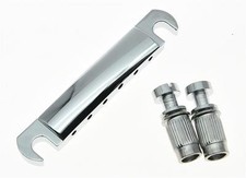 LP Guitar Tune-o-Matic Tailpiece Stop Bar Fits Les Paul SG Chrome