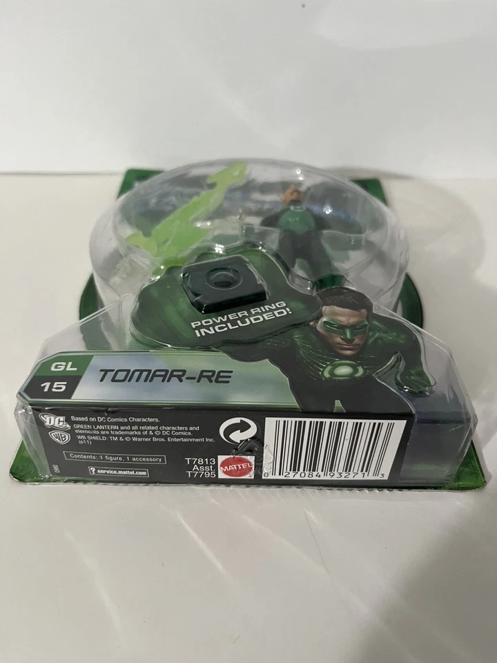 MATTEL DC ЗЕЛЕНЫЙ ФОНАРЬ ФИЛЬМ TOMAR RE С КОЛЬЦОМ ФИГУРКИ  - Изображение 3 из 4