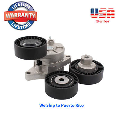 Fan Belt Tensioner Pulley V Ribbed Idler For BMW E... - Vicedeal - Foto 4