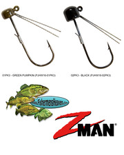 Z-MAN Jigheads ShroomZ Weedless 1/6oz Power Finesse NED (PJHW16) Any 2 Colors 