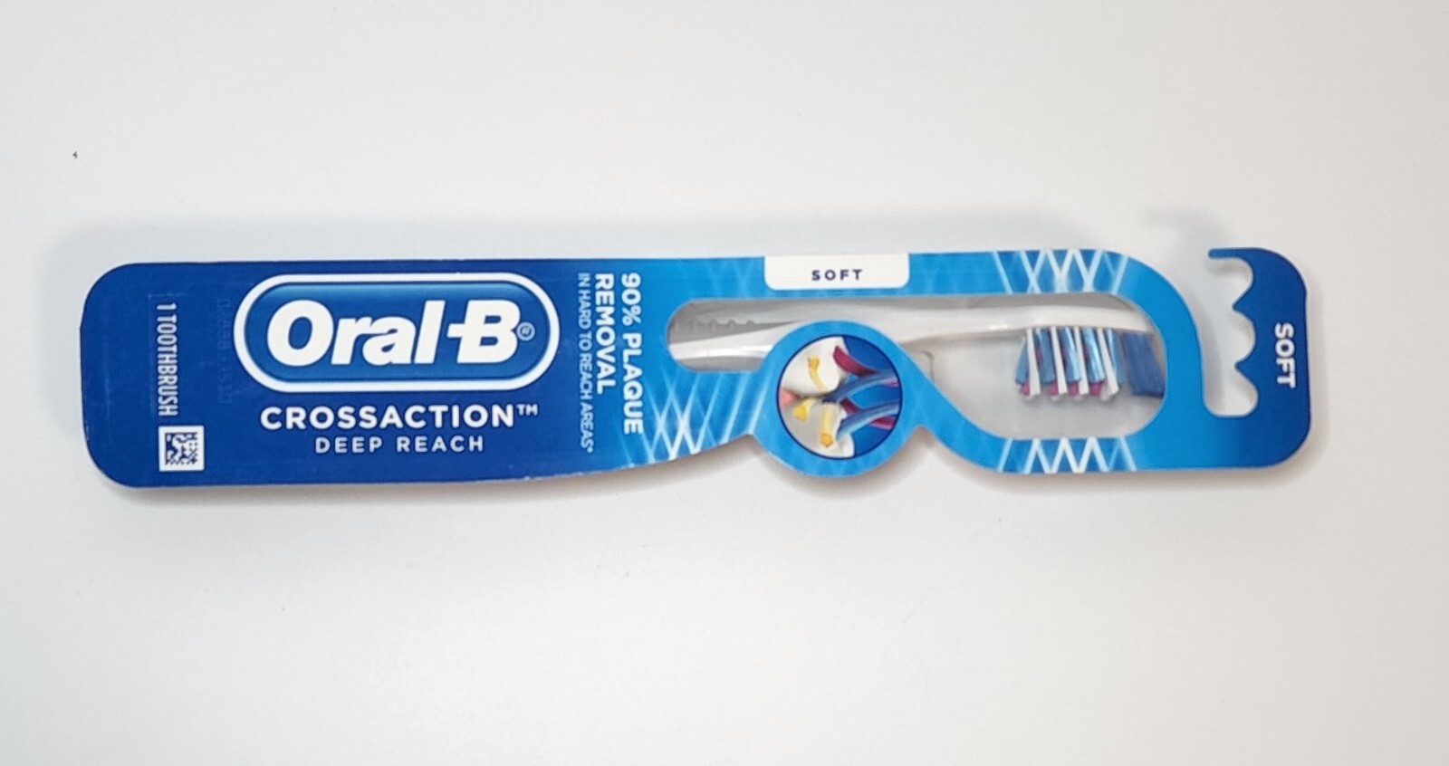 OralB Cross Action / Deep Reach Soft Toothbrush, Single, Double or
