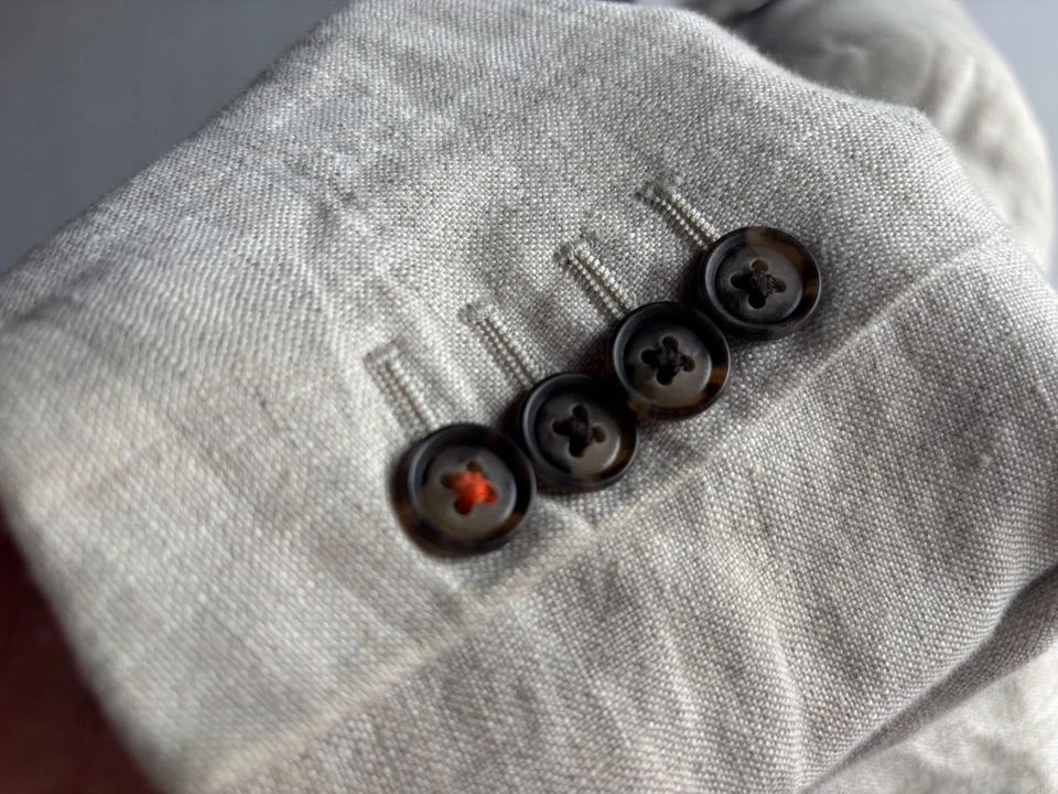 ⭐️ JACK SPADE  LINEN   SPORT COAT JACKET 40  ⭐️ - Image 3 of 4