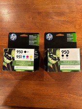 Genuine HP 950 Black + HP 950/951 Combo Pack OEM Ink Exp 2020 2021 - NEW!