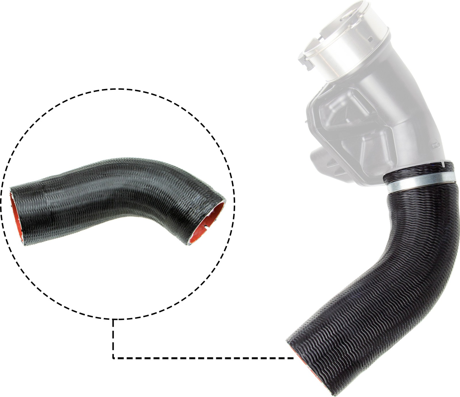 GATES TURBO CHARGER HOSE - 09-1241 - Image 6