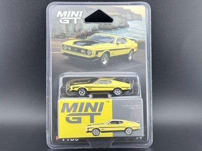 Mini GT Ford Mustang Mach1 Grabber Yellow #1139 1/64 | eBay