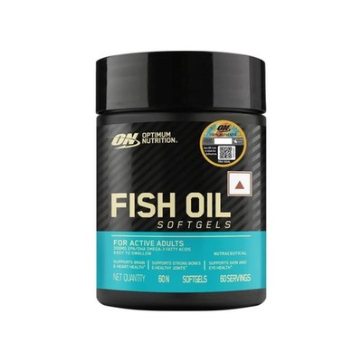 Optimum Nutrition (ON) Fish Oil Softgel Capsules 60 pcs
