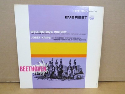 Beethoven   Overtures Wellington LP Record 1961 Everest Classical Stereo 33 RPM