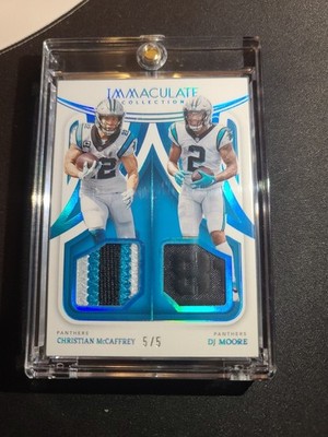 2022 Immaculate Christian McCaffery/ DJ Moore Dual Patch 5/5