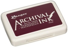 Ranger Archival Ink Pad 0, Plum,Ink  Pads