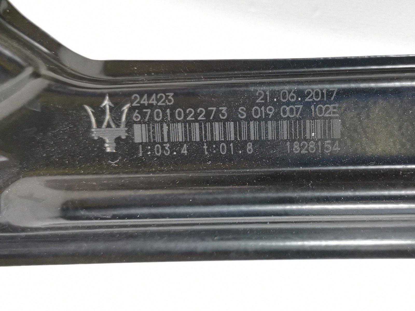 Maserati Ghibli 2018 M156E AWD 3.0 Rear Right Window Regulator Motor 670102273