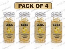 Nu Health Garlic Oil Concentrate 3 MG 500:1 , 300 Softgels Support Immune Health