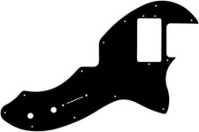 WD Custom Pickguard For Fender Modern Player Short Scale Telecaster #03O Blac...