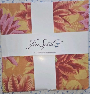 Kaffe Fassett Spring 2019 Bright 10'' Squares Precut Layer Cake FreeSpirit