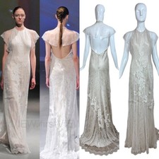 DAVID FIELDEN 2017 ethereal lace runway wedding bridal gown dress