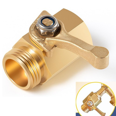 #ad Heavy Duty Brass Shut Off Valve for Dramm 12353 High Pressure Garden Water $17.85