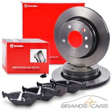 BREMBO COATED BREMSSCHEIBEN �276 BEL�FTET + BREMSBEL�GE HINTEN F�R BMW 3-ER E46