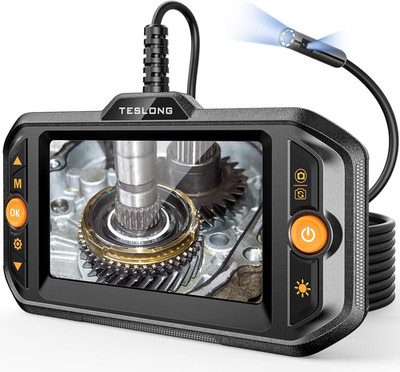 Dual Lens Borescope with Light for Automotive Mechanic Wall Vent | 0.32 Inch End